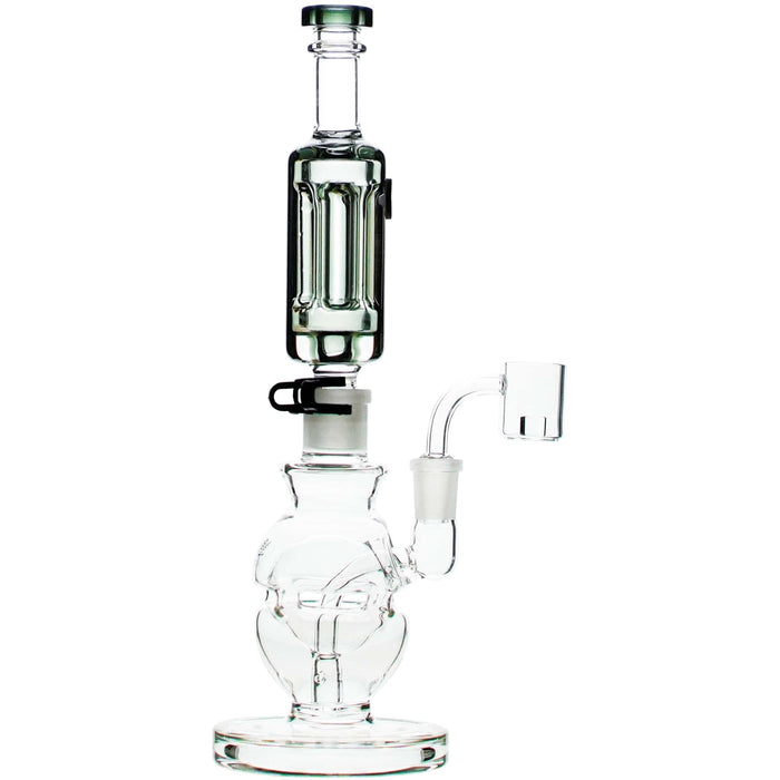 Freeze Pipe Mini Dab Rig vs MJ Arsenal Turret