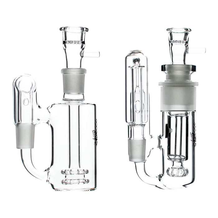 Freeze Pipe 90° Ash Catcher vs. AFM Honeycomb Perc Ash Catcher: Which Ash Catcher Should You Buy?