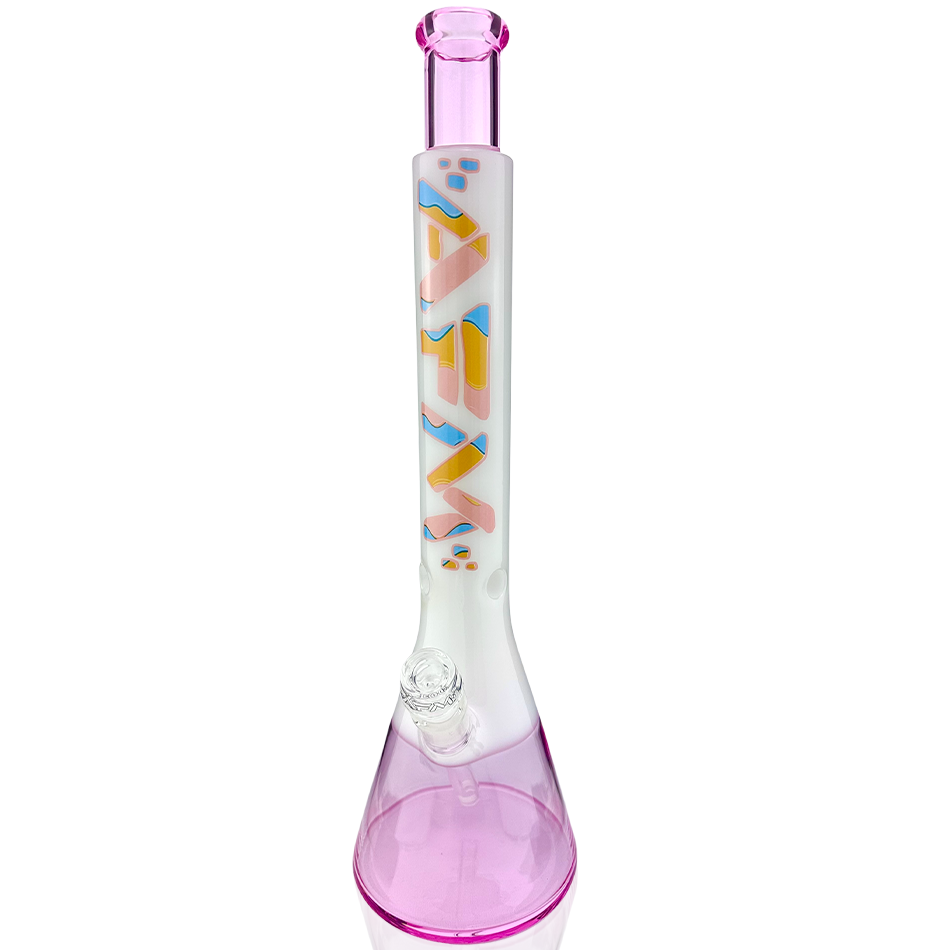 18" AFM Ice Cream Quasar Glass Beaker Bong