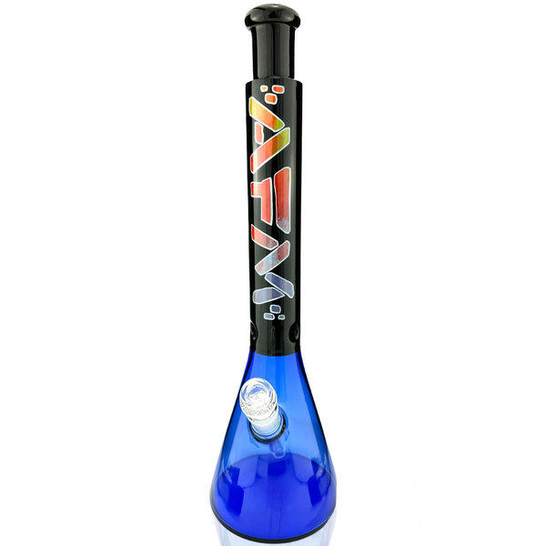18" AFM Mind Expander Blue Glass Beaker Bong